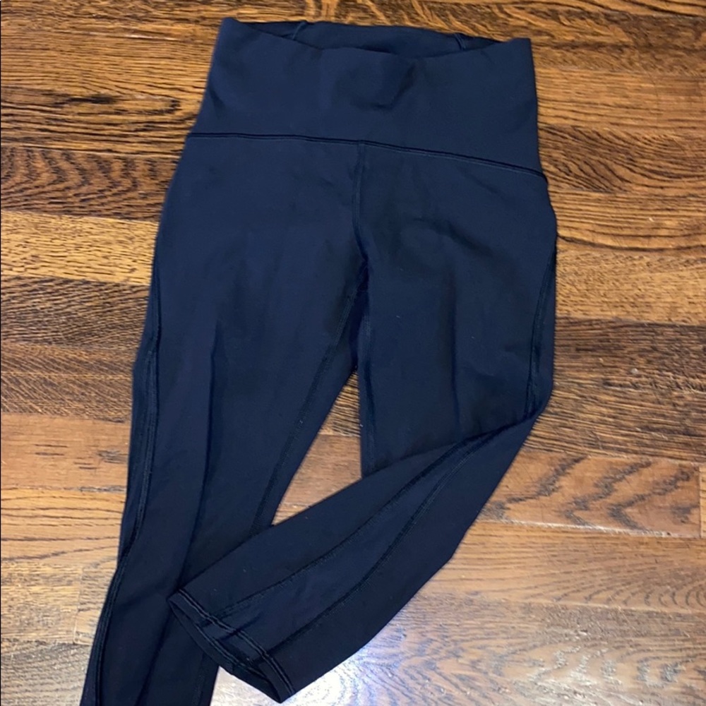 Lulu Lemon Cropped Mesh Leggings
